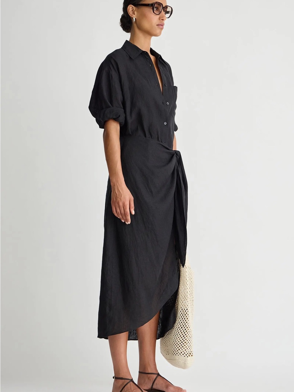 Apiece Apart Alessandra Sarong Wrap dress